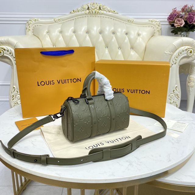 Louis vuitton original calfskin Keepall XS bag M57961 green