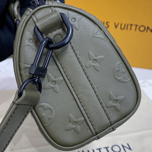 Louis vuitton original calfskin Keepall XS bag M57961 green