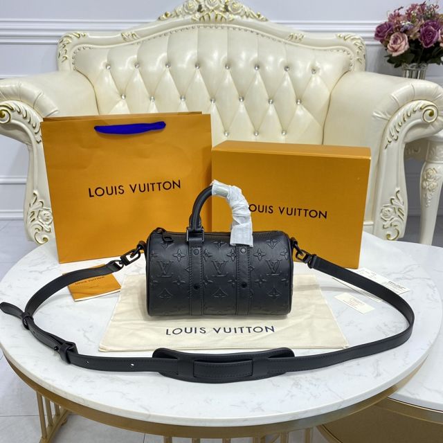 Louis vuitton original calfskin Keepall XS bag m57960 black