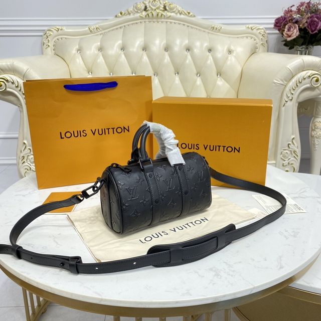 Louis vuitton original calfskin Keepall XS bag m57960 black