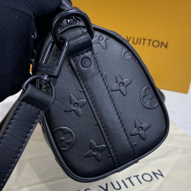 Louis vuitton original calfskin Keepall XS bag m57960 black