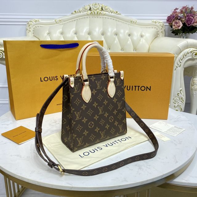 Louis vuitton original monogram canvas small sac plat m45842