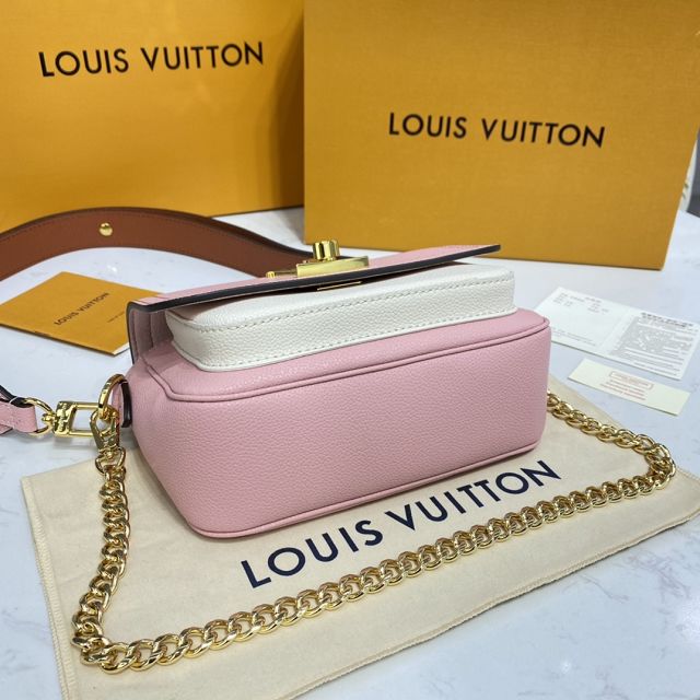Louis vuitton original calfskin lockme tender bag M58555 pink