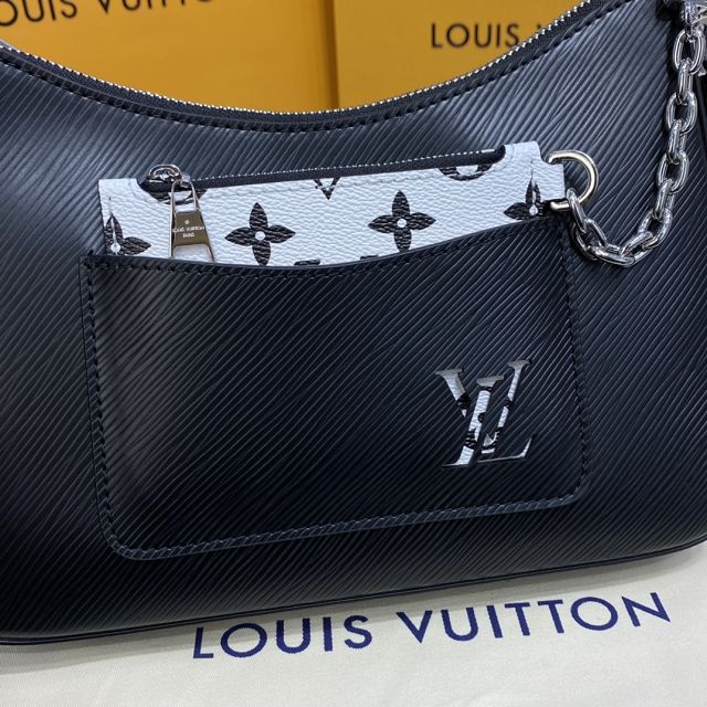 2021 Louis vuitton original epi leather marelle bag M80689 black
