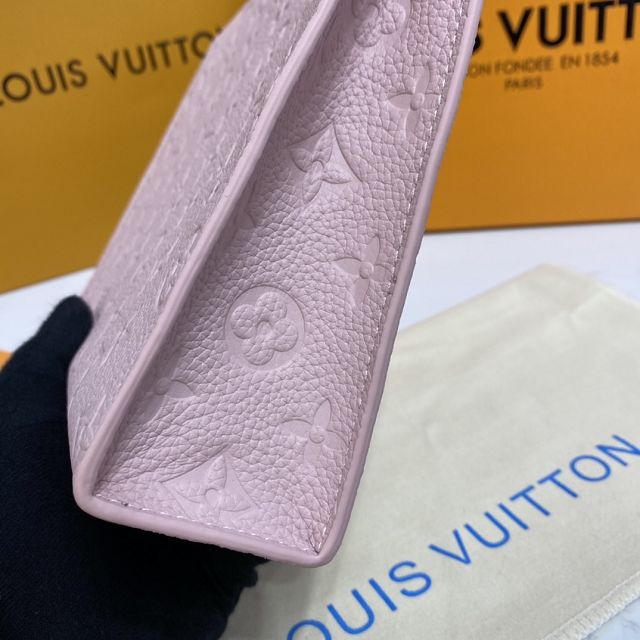 Louis vuitton original calfskin toiletry pouch 26 M45665 pink