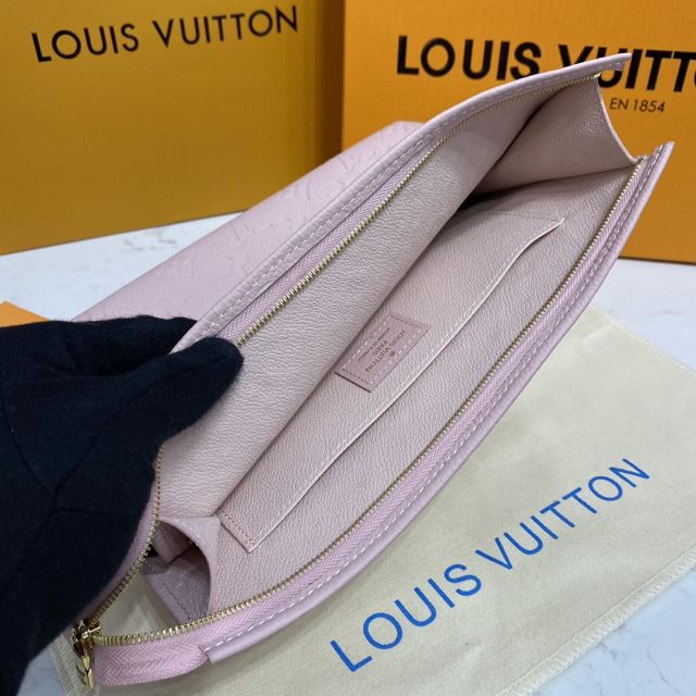 Louis vuitton original calfskin toiletry pouch 26 M45665 pink