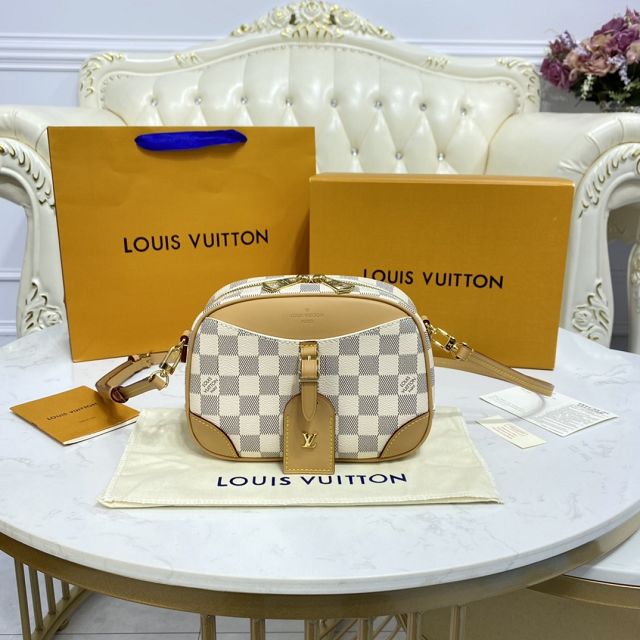 Louis vuitton original damier azur deauville mini bag N50048