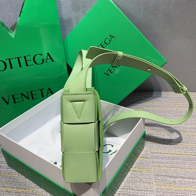 BV original lambskin cassette crossbody bag 578004 pistachio