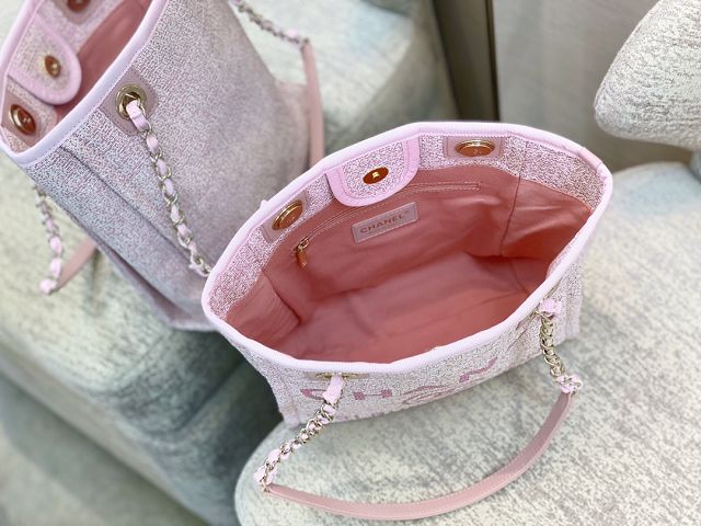 CC original canvas fibers mini shopping bag A66939 pink
