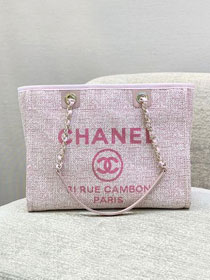 CC original canvas fibers shopping bag A67001-2 pink