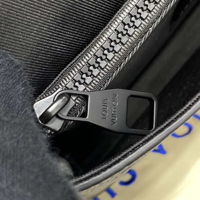 Louis vuitton original monogram calfskin s lock sling bag m58487 black