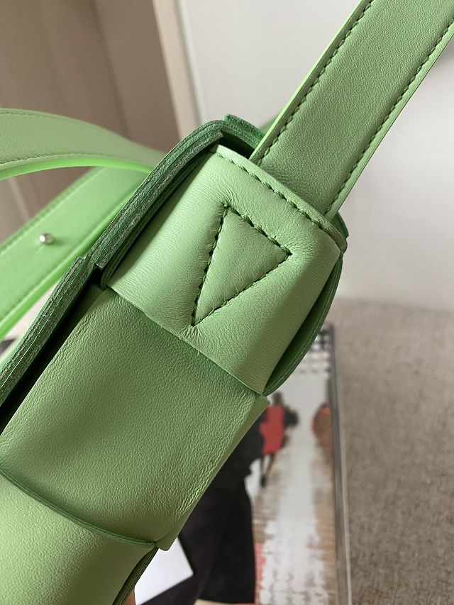 BV original lambskin cassette crossbody bag 578004 avocado