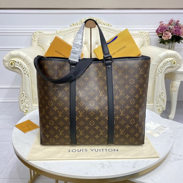 2021 Louis vuitton original monogram canvas week-end tote gm M45733