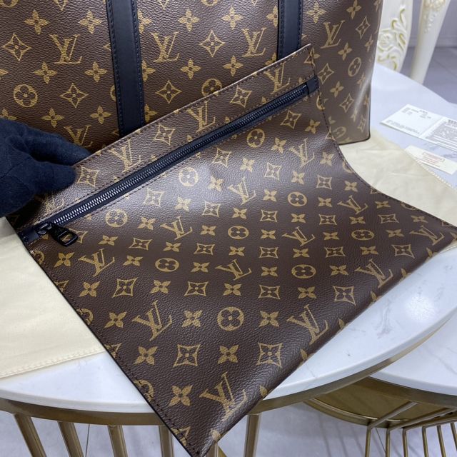 2021 Louis vuitton original monogram canvas week-end tote gm M45733