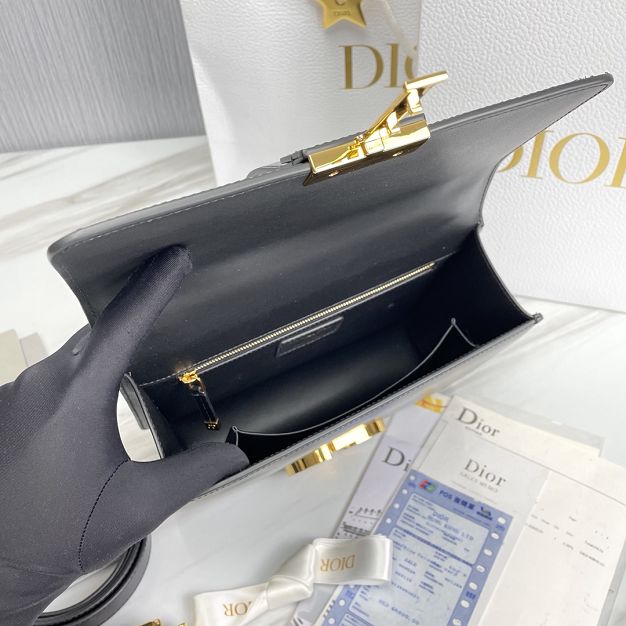Dior original box calfskin 30 montaigne bag M9203 black