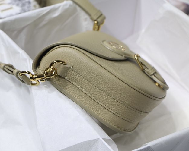 Dior original grained calfskin medium bobby bag M9319 beige