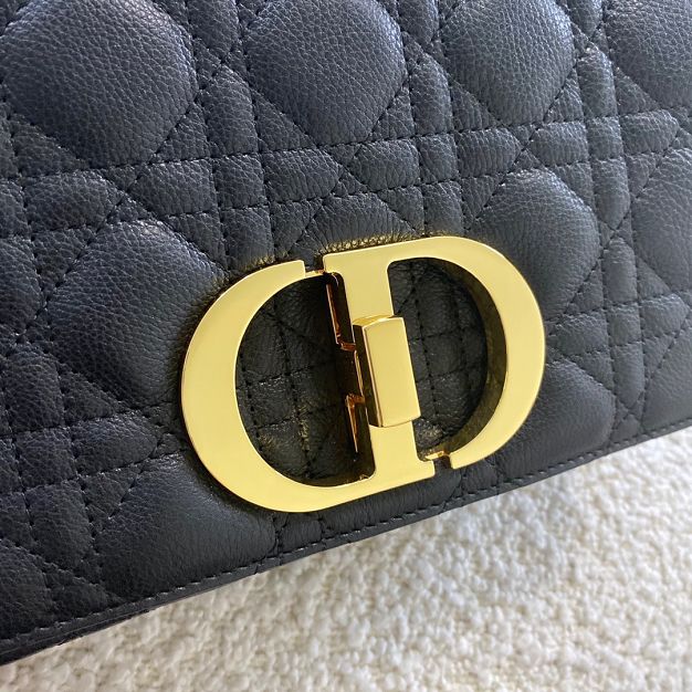 Dior original calfskin small caro bag M9241 black