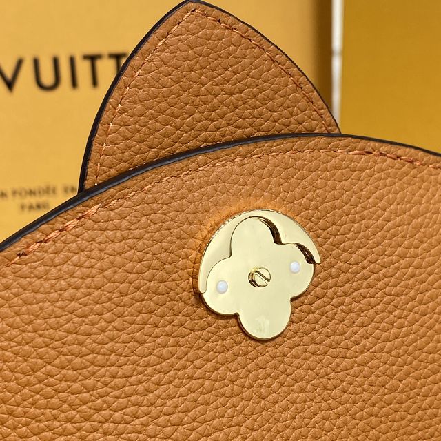 2022 Louis vuitton original calfskin pont 9 soft mm handbag M58968 caramel