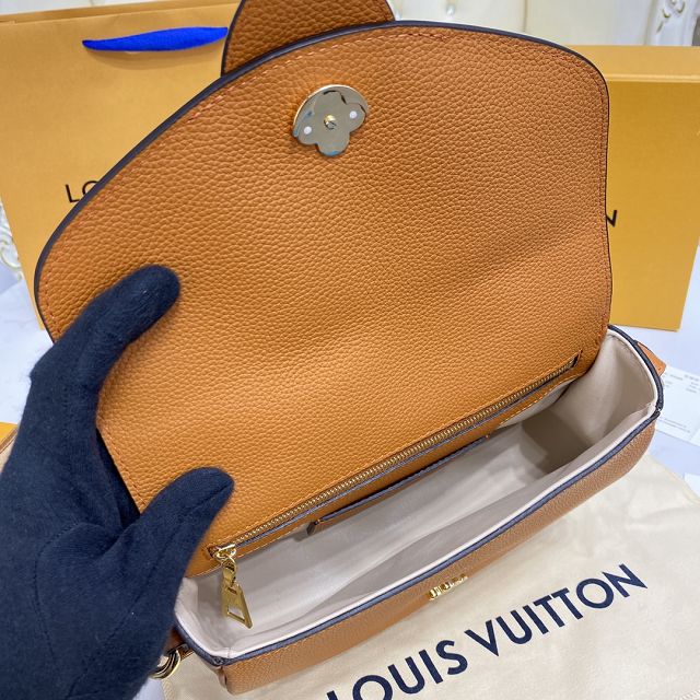 2022 Louis vuitton original calfskin pont 9 soft mm handbag M58968 caramel