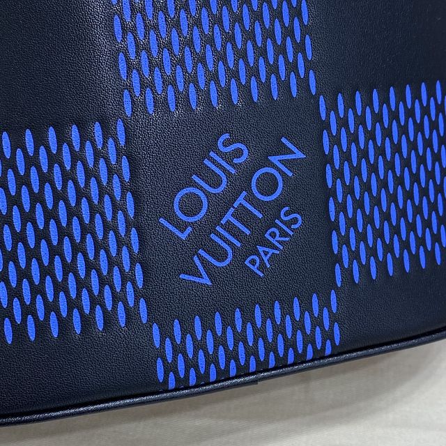 Louis vuitton original calfskin campus bumbag bag N50022 blue