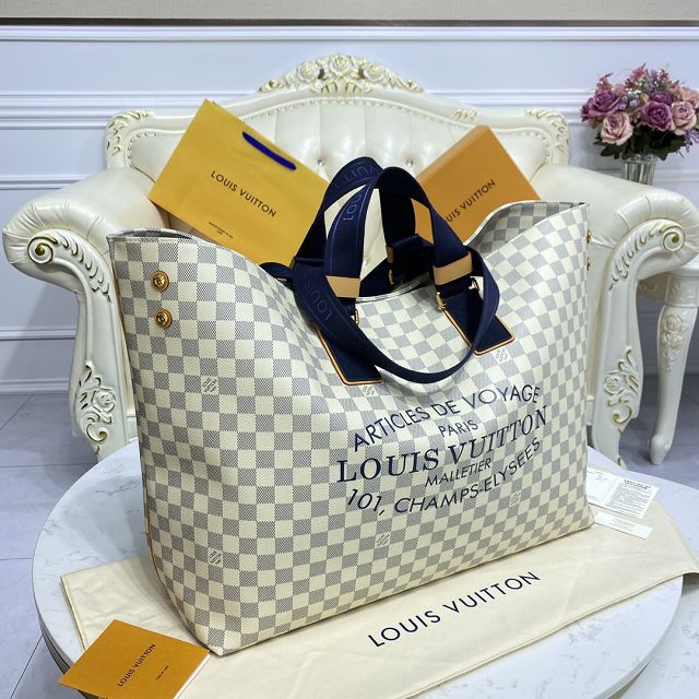 Louis vuitton original damier azur neverfull gm N41180 