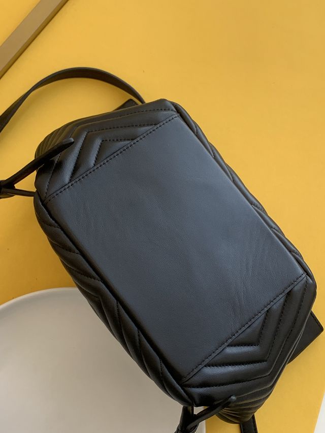 YSL original lambskin joe backpack 672609 black