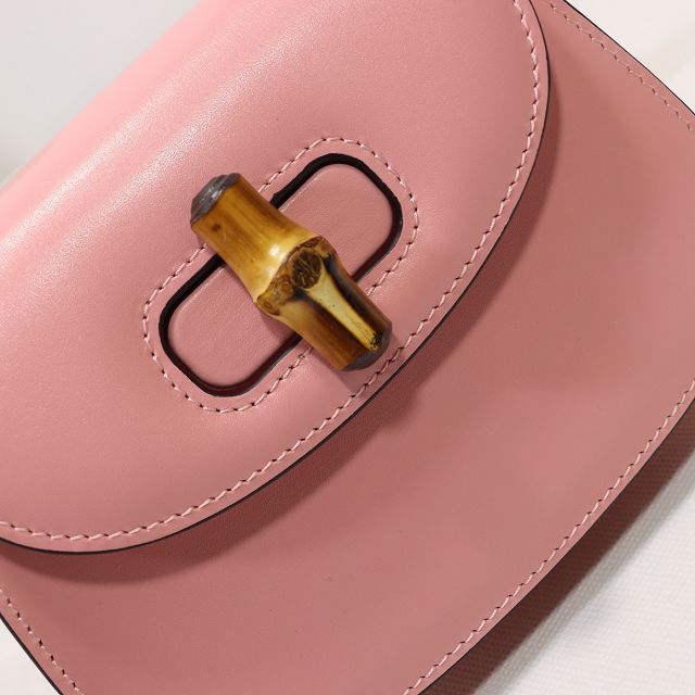 2022 GG original calfskin mini top handle bag 686864 pink