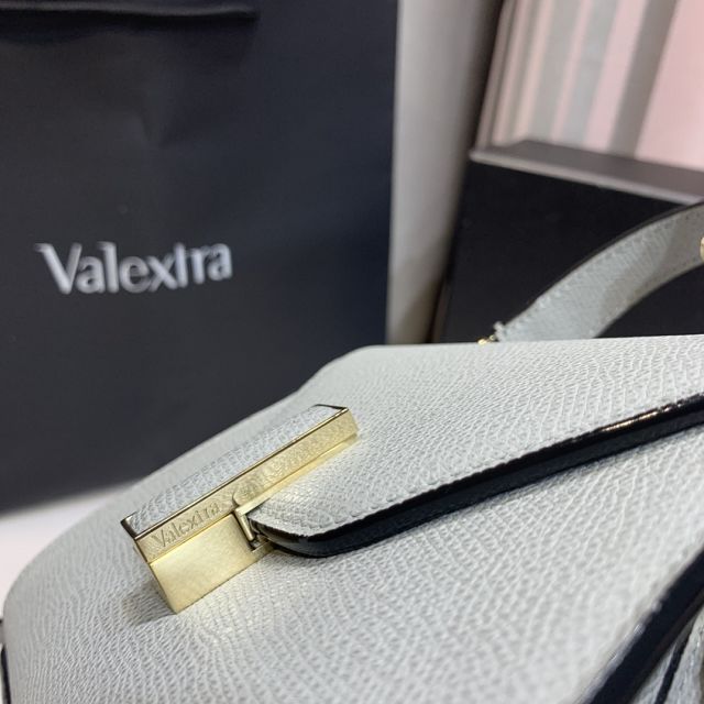 Valextra original calfskin iside nano bag 21028 grey