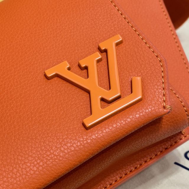 Louis vuitton original calfskin aerogram slingbag M59625 orange