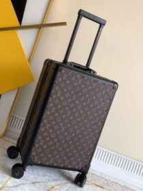 Louis vuitton original damier ebene horizon 55 rolling luggage N23011
