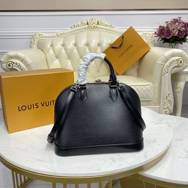 Louis vuitton original epi leather alma pm M40862 black