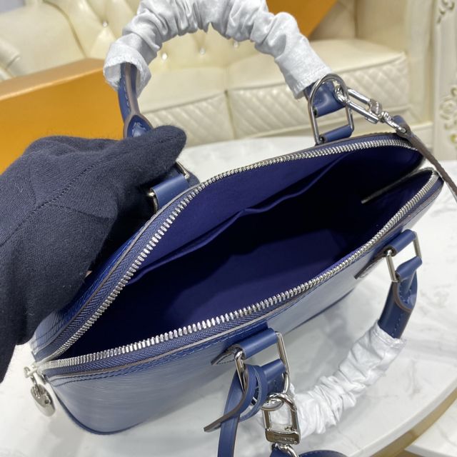 Louis vuitton original epi leather alma pm M40862 blue