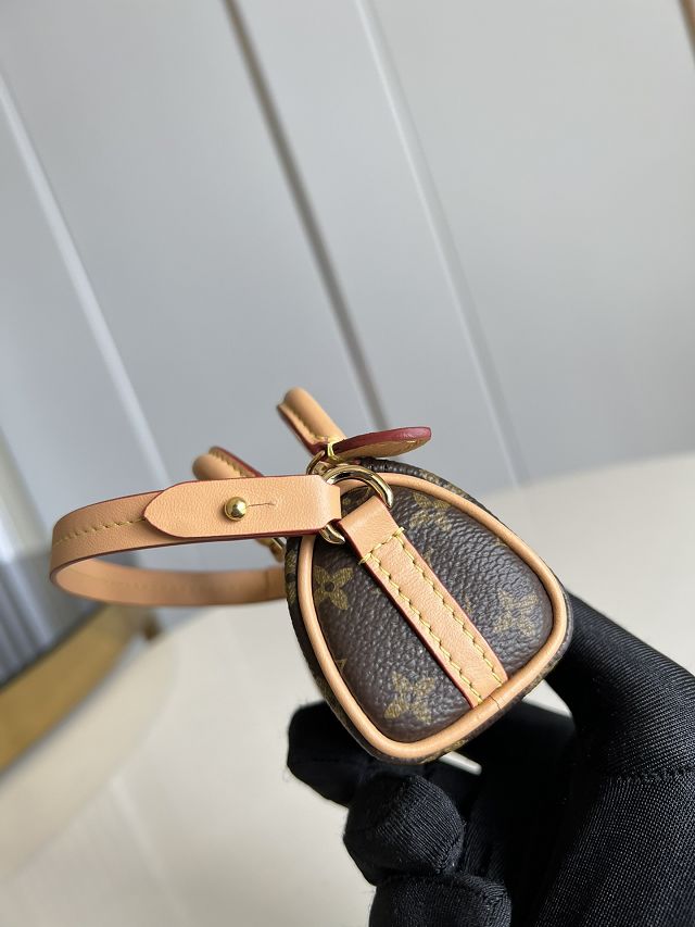 Louis vuitton original monogram micro speedy bag charm M00544 