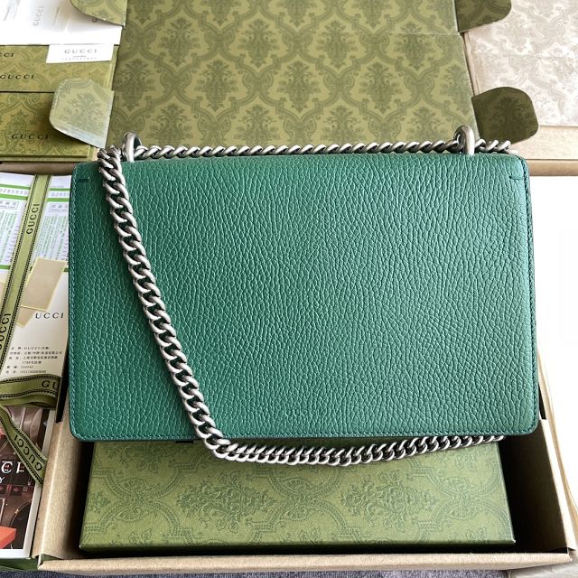 Top GG original calfskin dionysus medium shoulder bag 400249 green