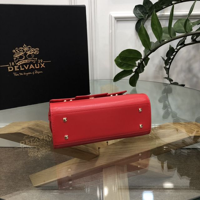 Delvaux original box calfskin tempete pm bag AA0505 red
