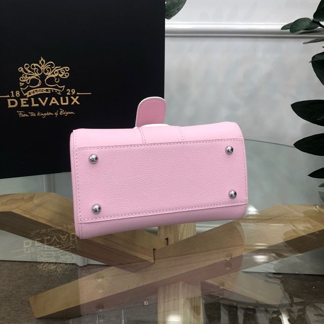 Delvaux original grained calfskin brillant mini bag AA0406 pink