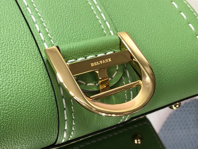 Delvaux original grained calfskin brillant mini bag AA0406 vert criquet