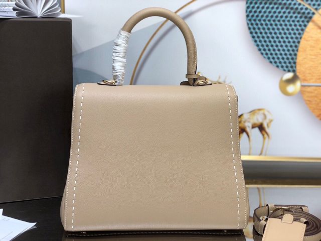 Delvaux original grained calfskin brillant bag MM AA0555 sand