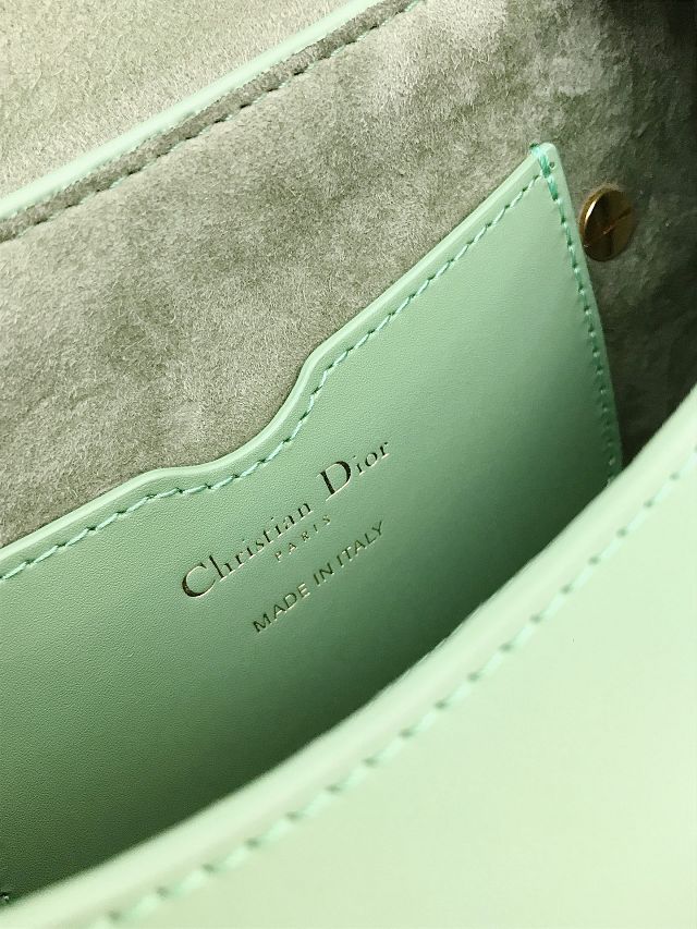 Dior original box calfskin small bobby bag M9317 mint green
