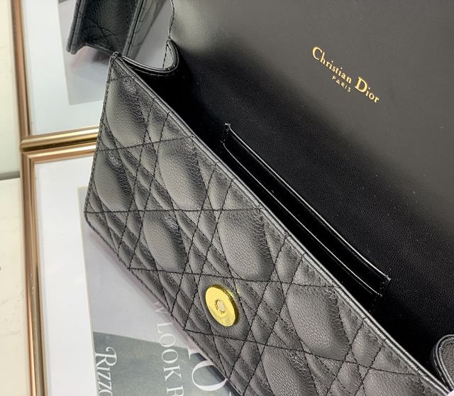 Dior original calfskin caro belt pouch S5091 black