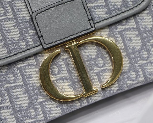 Dior original canvas mini 30 montaigne bag M9204 gray