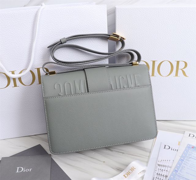 Dior original grained calfskin 30 montaigne bag M9203 gray