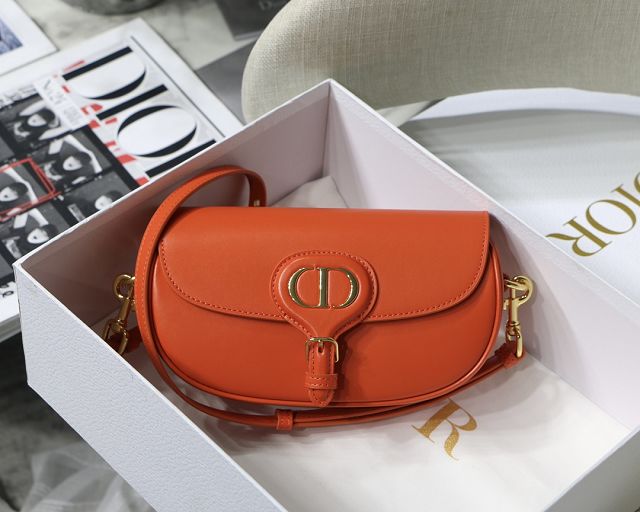 Dior original box calfskin bobby east-west bag M9327 orange