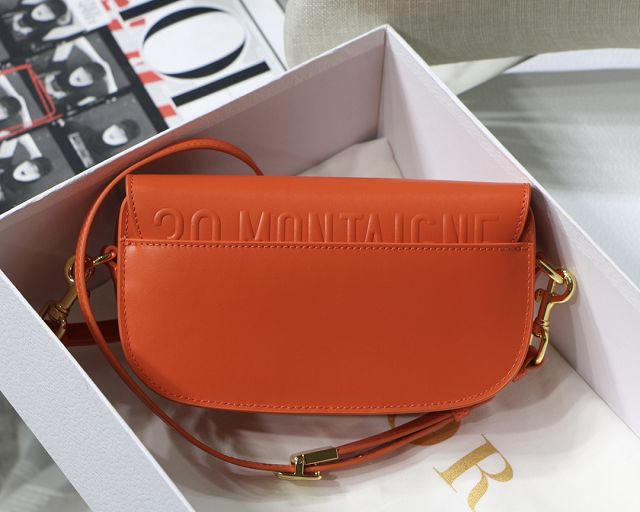 Dior original box calfskin bobby east-west bag M9327 orange