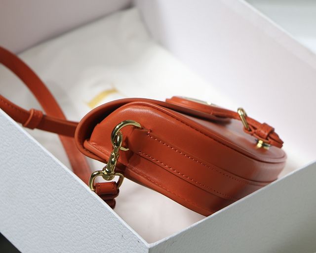 Dior original box calfskin bobby east-west bag M9327 orange