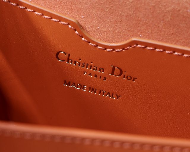 Dior original box calfskin bobby east-west bag M9327 orange