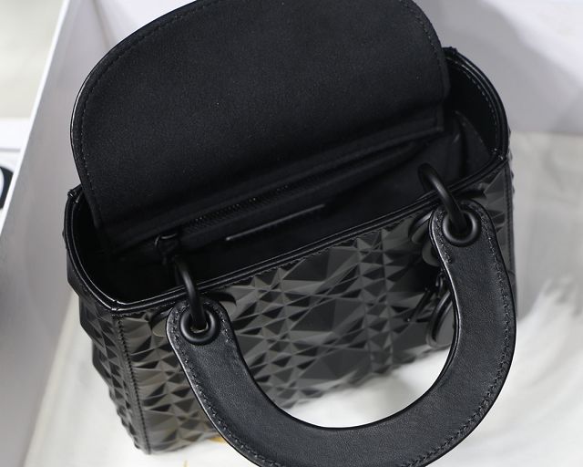 Dior original calfskin mini lady dior bag M0505S black