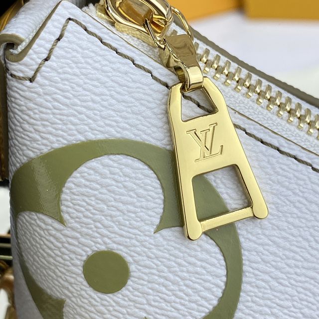 Louis vuitton original monogram canvas marshmallow pm handbag m59861 green