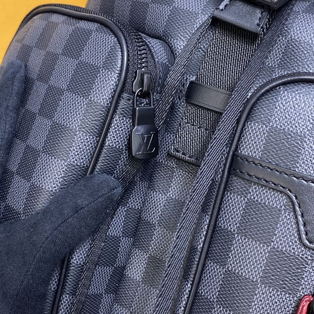 Louis vuitton original damier graphite backpack N40279 
