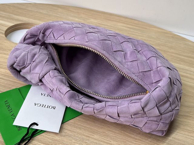 BV original suede calfskin mini jodie bag 651876 light purple